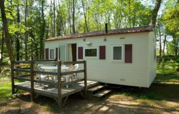 Mietunterkunft - Mobilheim 2 Zimmer & Klimaanlage - Camping  des Landes d'Armagnac