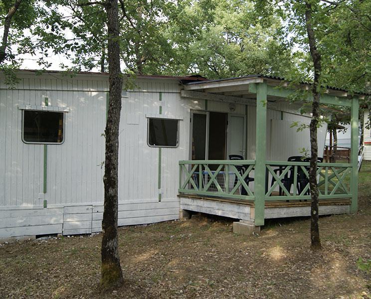 Location - Chalet Mobil 2 Chambres - Camping Le Roc del Rey