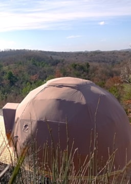 Accommodation - Geodesic Dome - Camping Le Roc del Rey