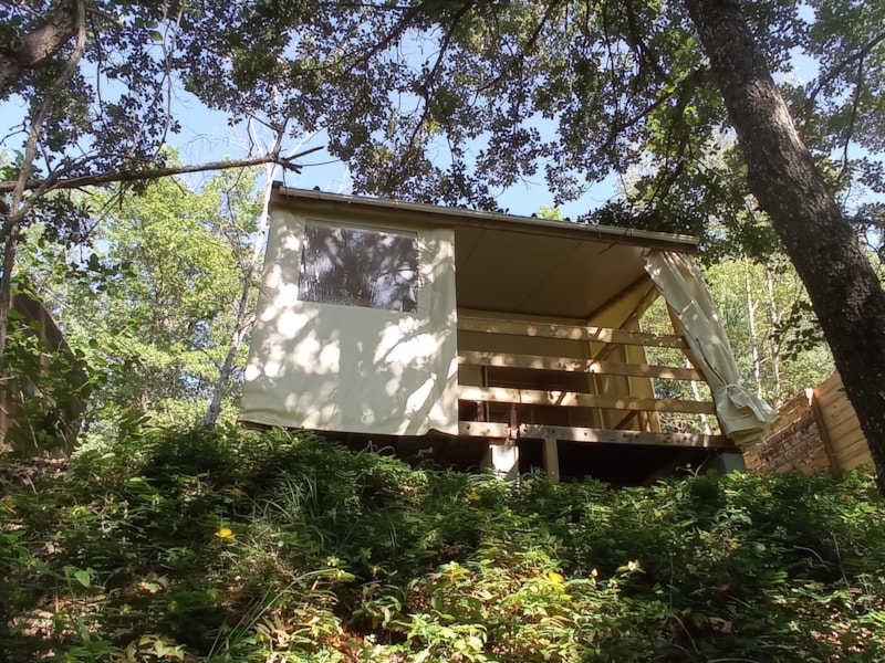 Mobil home toilé without toilet blocks