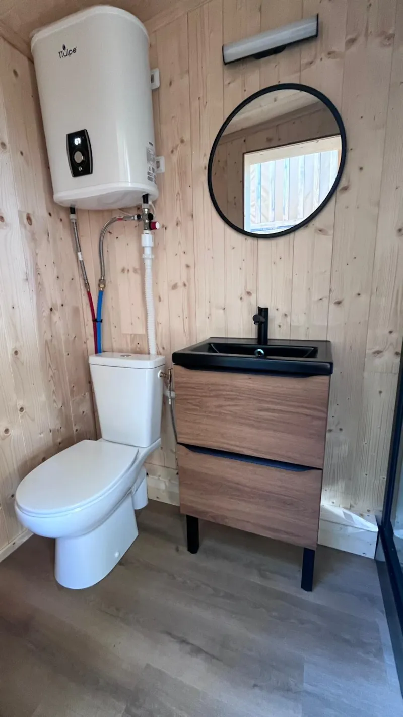 Cabane Sur Pilotis 4 Pers Avec Sanitaires