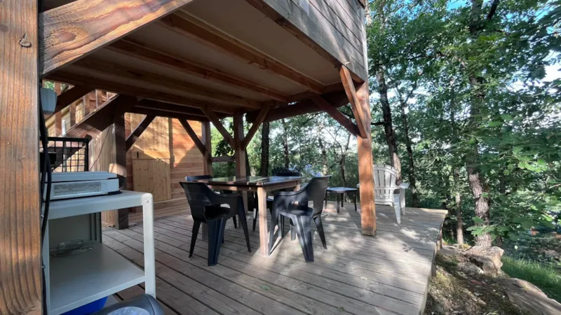 Cabane Sur Pilotis 4 Pers Avec Sanitaires