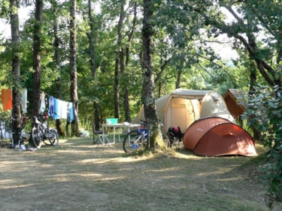 Nature package (tent(s) + 1 vehicle or 1 van/van without electricity)
