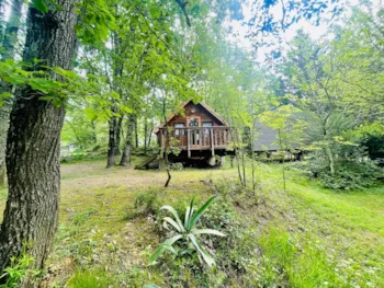 Mietunterkunft - Chalet Tournesol Standard 18 M² - 1 Schlafzimmer + Nicht Überdachte Terrasse 9M² - Flower Camping LA PIBOLA
