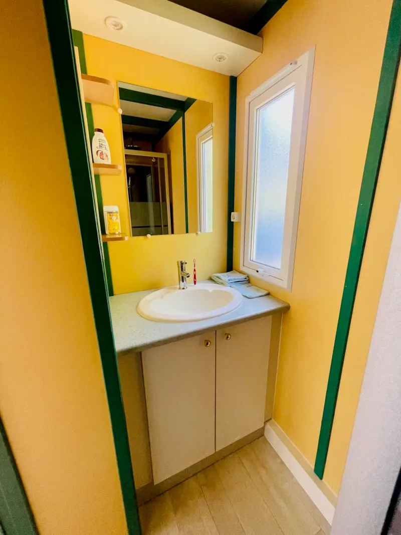 Chalet Pommier Vue Montagne Confort 23M² 2 Chambres + Terrasse Couverte 15M² + Clim + Tv