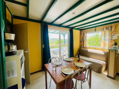 Pommier Chalet Mountain View Comfort 23m² - 2 bedrooms + Covered terrace 15m² + AC + TV