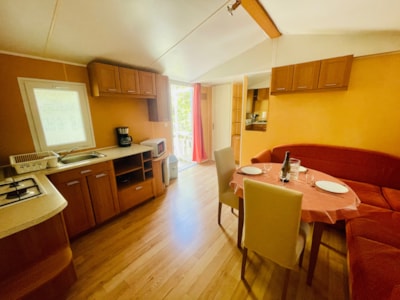 Chêne Confort mobile home 30m² - 2 bedrooms + Covered terrace 14m²