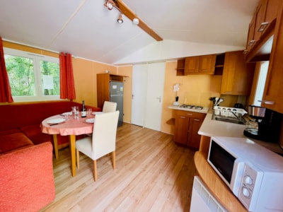 Chêne Confort mobile home 30m² - 2 bedrooms + Covered terrace 14m²