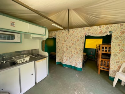 Standard Cerisier Canvas Bungalow 25m² - 2 bedrooms + Covered terrace 10m²