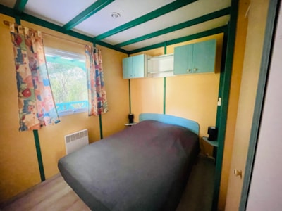 Chalet Douglas Premium 32m2 climatisé - 2 chambres + Terrasse couverte 15m2