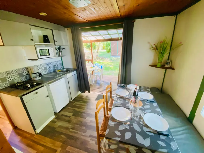 Chalet Hibiscus Standard 20M² - 2 Chambres + Terrasse Couverte 10M²