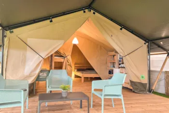 Mietunterkunft - Safarizelt - Hvalpsund Familie Camping