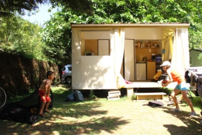 Canvas bungalow Standard 21m² (2 bedrooms) - without toilet blocks