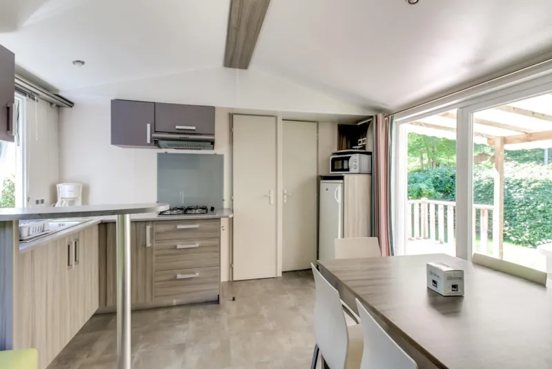 Mobilhome Confort 32M² (3 Chambres) + Terrasse
