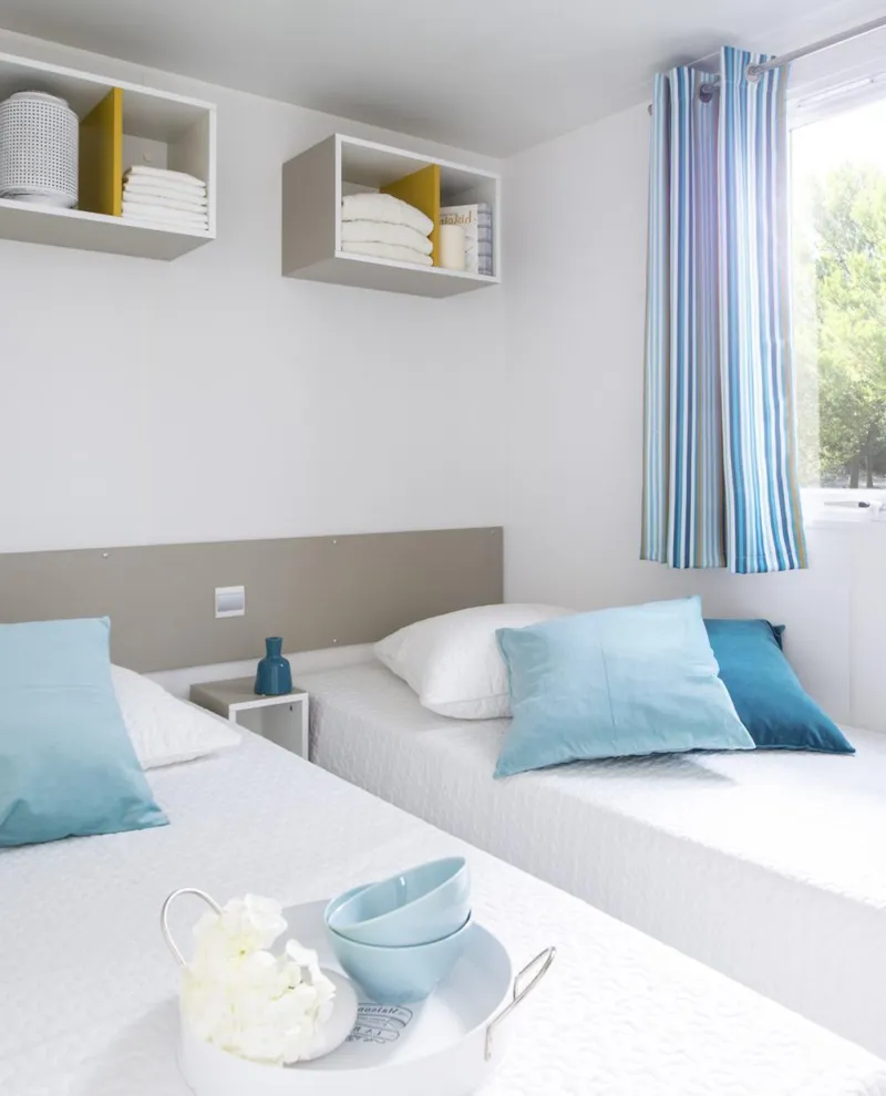 Mobil Home Riviera Confort 26M² (2 Chambres) + Tv + Terrasse Couverte