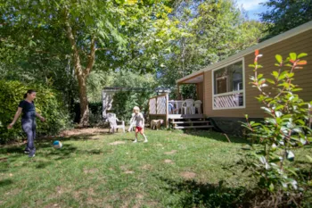 Huuraccommodatie(s) - Stacaravan Loggia Confort 26 M² + Tv + Overdekt Terras - Camping l'Arize