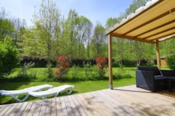 Alloggio - Casa Mobile Riviera Confort 26M² (2 Camere) + Terrazza Coperta - Flower Camping l'Arize