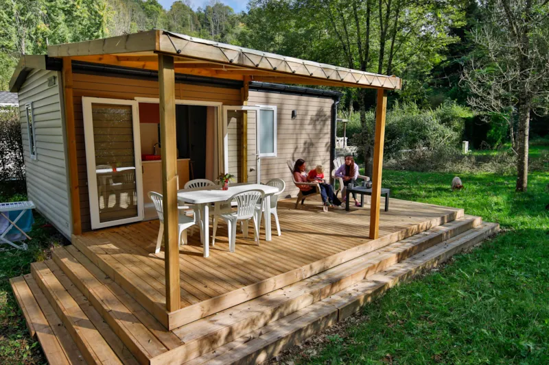 Mobil Home Confort 23M² (2 Chambres) + Tv + Terrasse Couverte