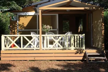 Mietunterkunft - P'tit Budget Chalet 2 Zimmer - Camping Le Petit Pyrénéen