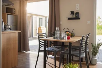 Location - Mobil-Home Confort+ 2 Chambres - Camping Bel Air Village de la Baie