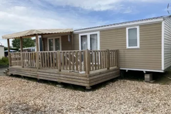Location - Mobil-Home Premium 2 Chambres - Camping Bel Air Village de la Baie