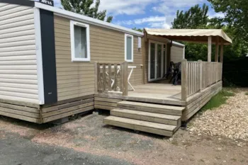 Location - Mobil-Home Premium 4 Chambres - Camping Bel Air Village de la Baie