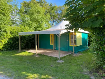 Accommodation - Pagan Tent With Private Facilities (4 Adults + 1 Child < 8 Year Old) - Camping Le Bois Joli Vendée lagon  **** Maeva Escapades