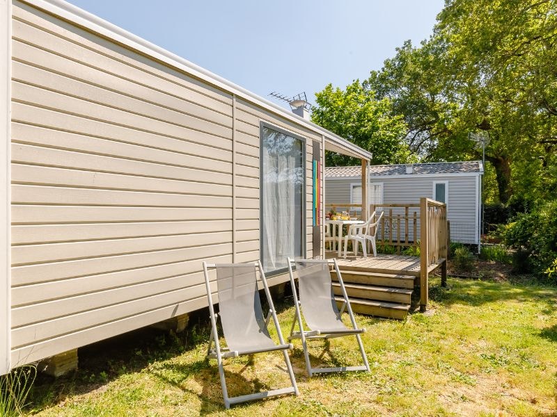 Mobilheim "Cosy" - 2 Schlafzimmer - 3-7 Jahre -TV-Heizung