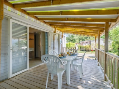 Mobile home "Cosy" - 2 bedrooms - 3-7 years TV-heating — 2