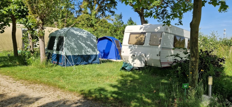 Stellplatz "MALIN" Zelt, Wohnwagen, eingerichteter Van, 2 Pers. mit Strom 6A