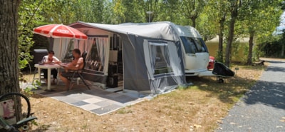Pitch "MALIN" Tent, Caravan, Van, 2 Pers. with electricity 6A — 2