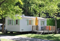 Location - Mobil-Home 4/6 Confort 27 M² Terrasse Semi-Couverte 15 M² - Camping du Lac Mercus