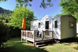 Location - Mobil Home 4 Confort 23 M² + Terrasse Semi-Couverte 12 M² 4 Pers - Camping du Lac Mercus