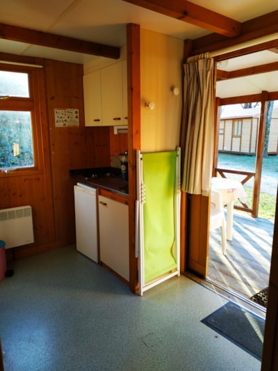 Chalet 4 21m² + sheltered terrace  2 bedrooms — 3