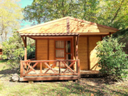 Location - Chalet 4/5 21M² + Terrasse Couverte  2 Chambres - Camping du Lac Mercus