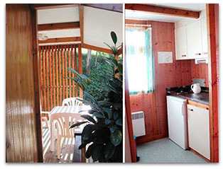 Chalet 4/5 21m² + sheltered terrace  2 bedrooms — 3