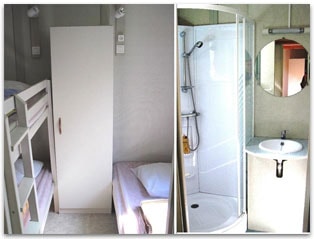 Chalet 5 24m² + sheltered terrace 10m²  2 bedrooms — 4