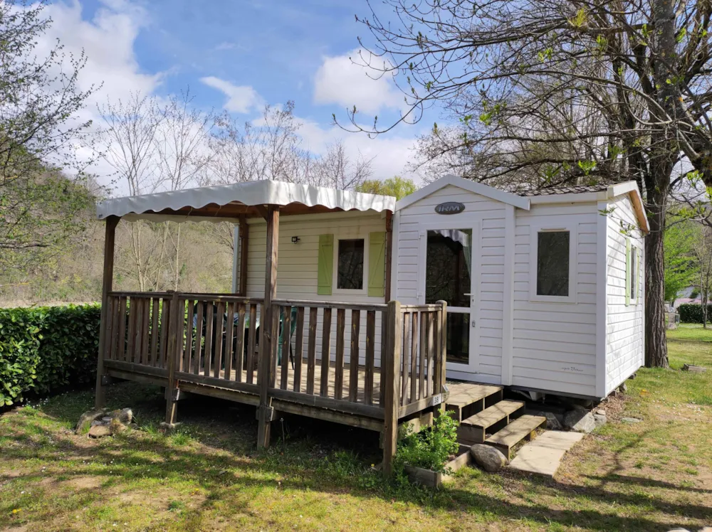 Location - Mobil Home 4 Confort 23 M² + Terrasse Semi-Couverte 12 M² 4 Pers - Camping du Lac Mercus