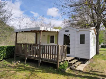 Location - Mobil Home 4 Confort 23 M² + Terrasse Semi-Couverte 12 M² 4 Pers - Camping du Lac Mercus