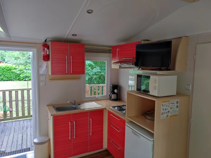 Mobil Home 4 Confort 23 M² + Terrasse Semi-Couverte 12 M² 4 Pers