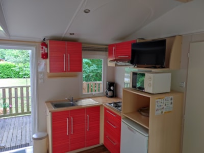 Mobile-home 4 Confort 23 m² Half-covered terrace 12 m²