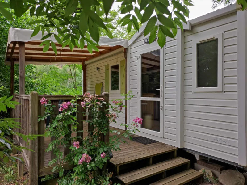 Mobil Home 4 Confort 23 M² + Terrasse Semi-Couverte 12 M² 4 Pers