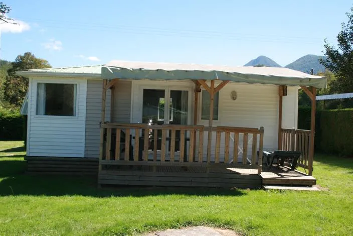 Mobil-Home Erce Avec Terrasse Couverte 2 Salles D'eau