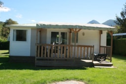 Accommodation - Mobile-Home Erce With Sheltered Terrace - Camping Les 4 Saisons