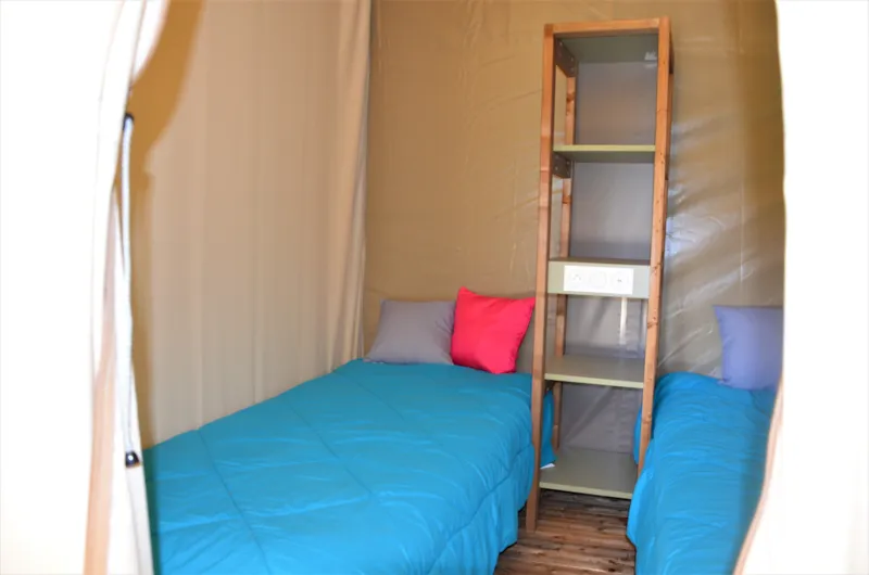 Tente Woodlodge Confort 23M² 2 Chambres - Sans Sanitaire