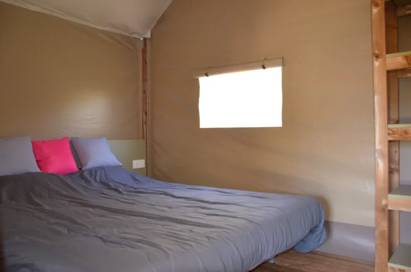 Tente Woodlodge Confort Family 34M² - 3 Chambres - Sans Sanitaire