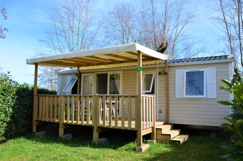 Mobil-Home Premium 32M² Climatisé 3 Chambres + Tv