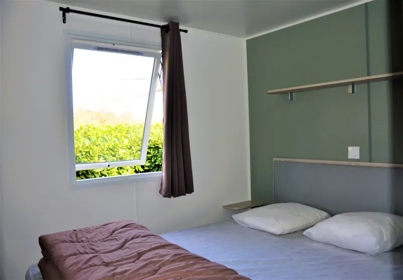 Mobil-Home Premium 32M² Climatisé 3 Chambres + Tv