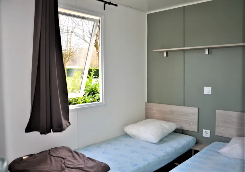 Mobil-Home Premium 32M² Climatisé 3 Chambres + Tv