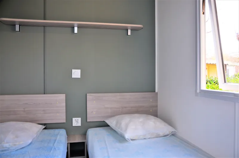 Mobil-Home Premium 32M² Climatisé 3 Chambres + Tv